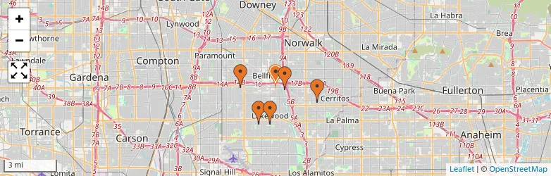 Related schools map