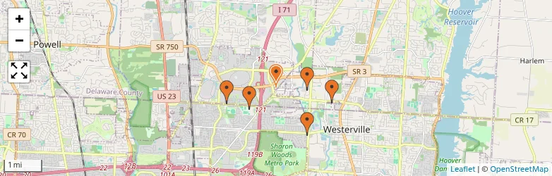 Related schools map