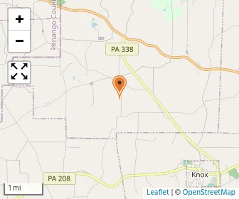 Map of Bear Run School