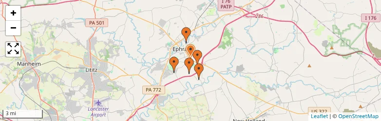 Related schools map