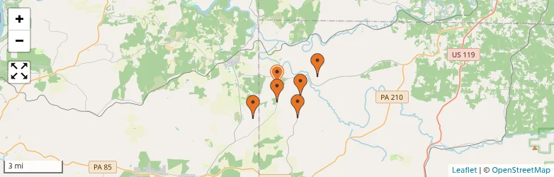 Related schools map