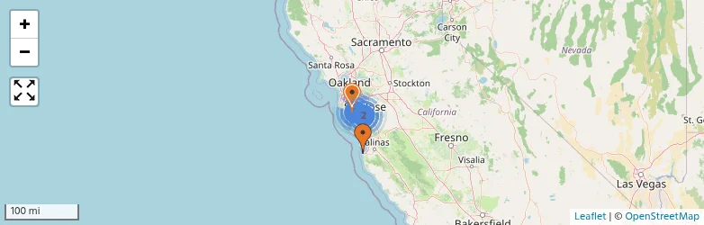 Related schools map