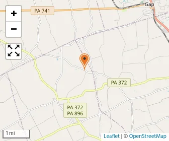 Map of East Nickle Mines Amish School