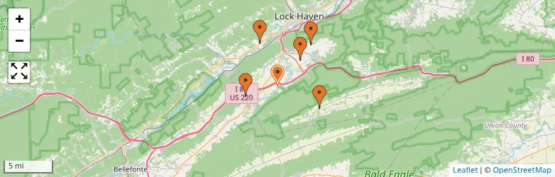 Related schools map
