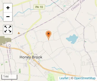 Map of Homestead Amish School