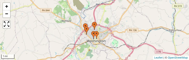 Related schools map