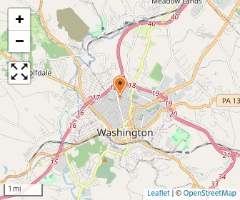 Map of Washington Hospital KinderCare