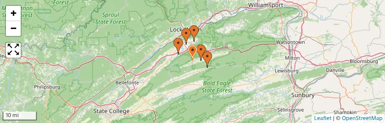 Related schools map