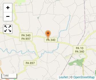Map of Limeville Amish School