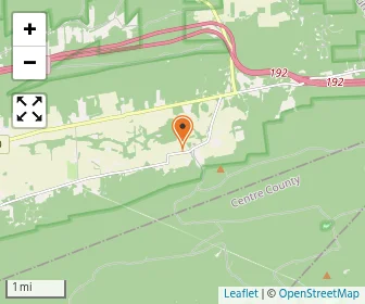Map of Oak Grove Amish School
