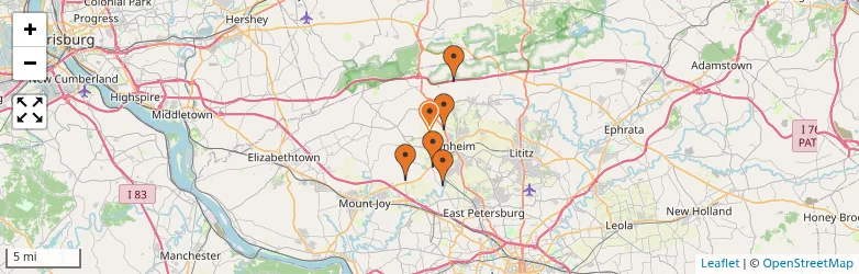 Related schools map