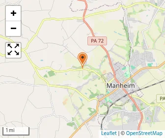 Map of Old Line Amish School