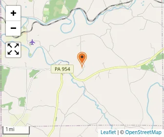 Map of Owl Hollow Amish School
