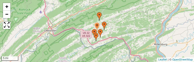 Related schools map