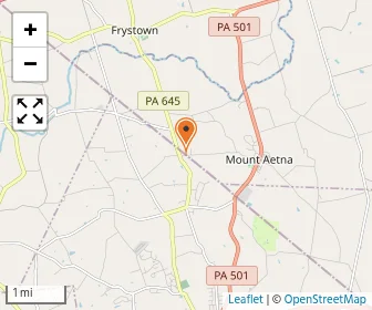 Map of Triple Springs Amish Parochial School