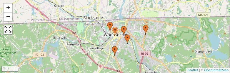 Related schools map