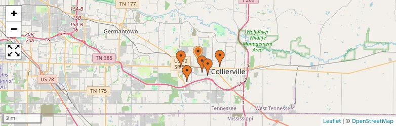 Related schools map