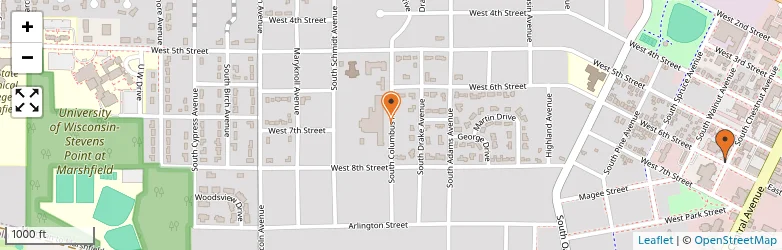 Related schools map