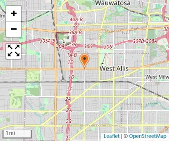 Map of Mary Queen Of Saints Catholic Academy-greenfield