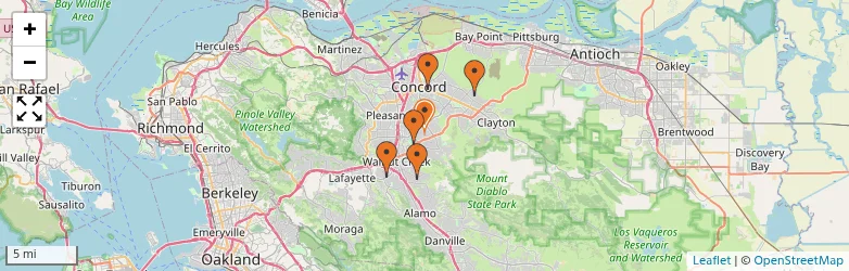 Related schools map