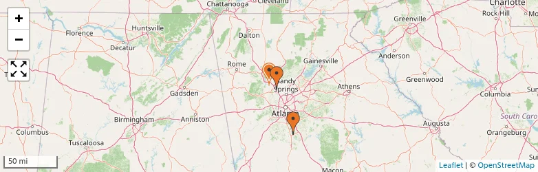 Related schools map