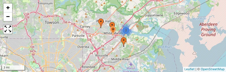 Related schools map