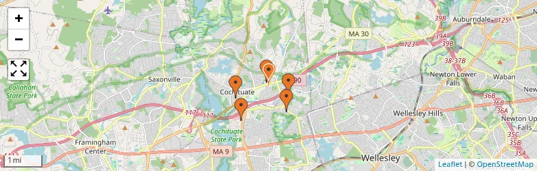 Related schools map