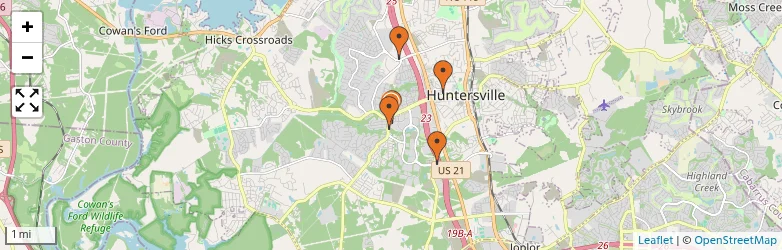 Related schools map