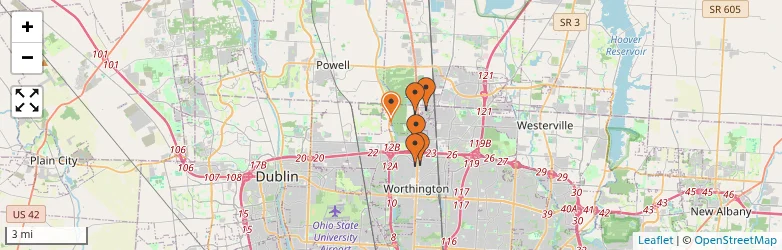Related schools map