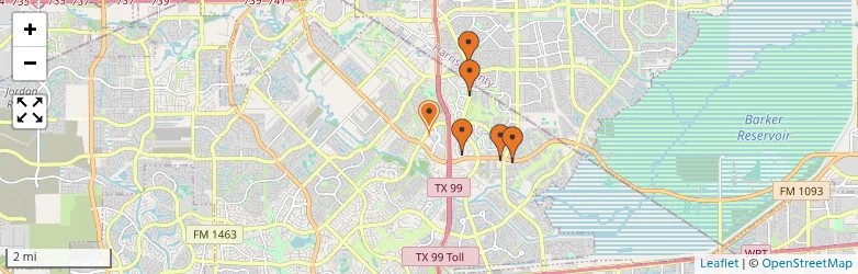 Related schools map