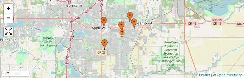 Related schools map