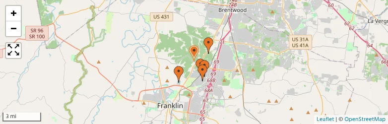Related schools map