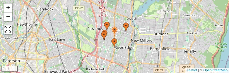 Related schools map