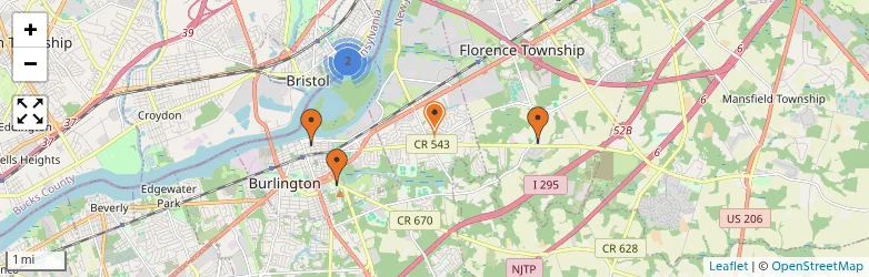 Related schools map