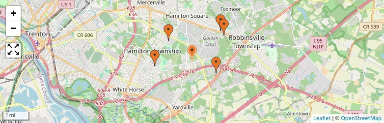 Related schools map