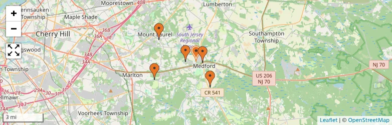 Related schools map