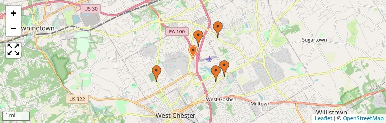 Related schools map