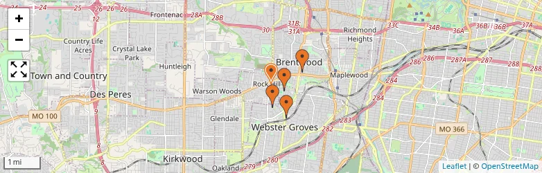 Related schools map