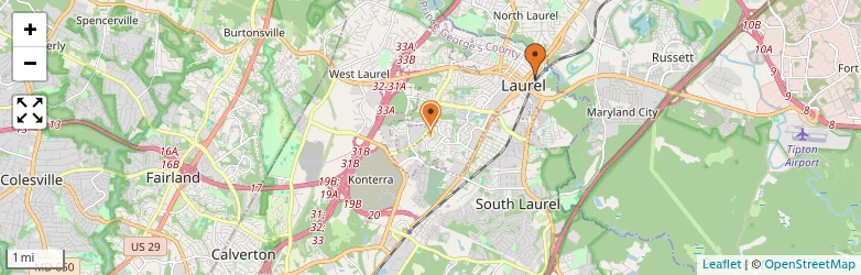 Related schools map