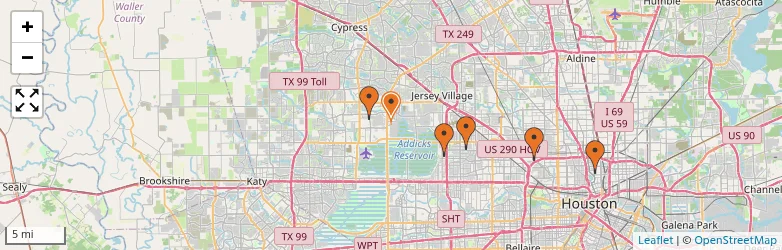Related schools map