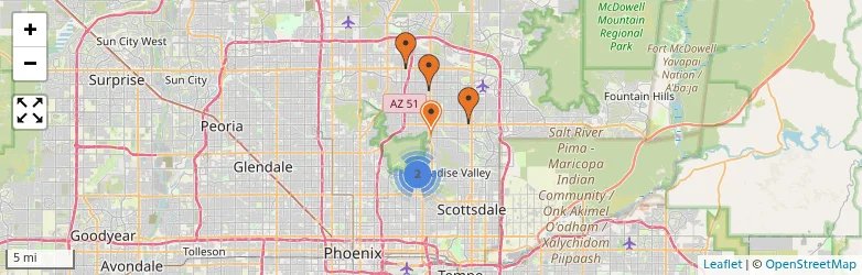 Related schools map