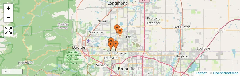 Related schools map