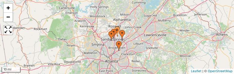 Related schools map