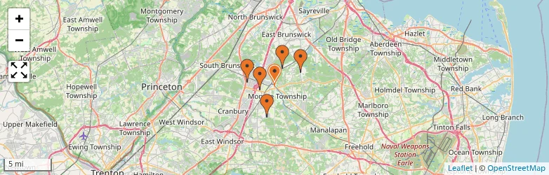 Related schools map