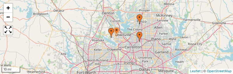 Related schools map