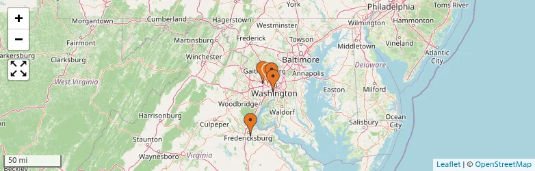 Related schools map