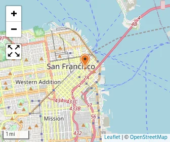 Map of Kids by the Bay - Financial District