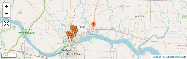 Related schools map