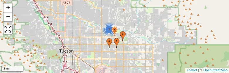Related schools map