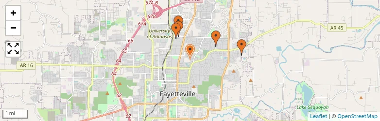 Related schools map